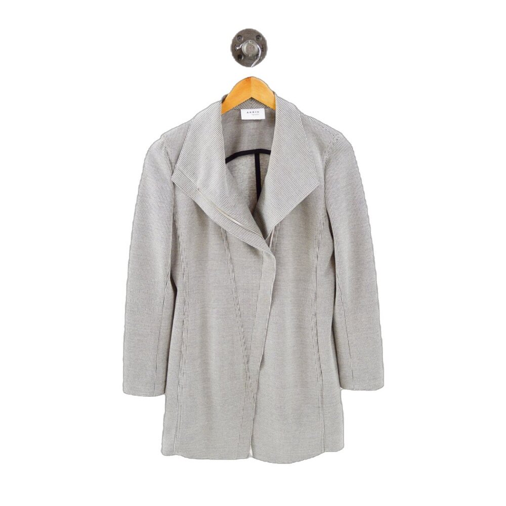 Akris Punto houndstooth longline blazer #217-132